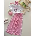 Conjunto Calça Hello Kitty Rosa