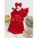 Conjunto Lari Vermelho 