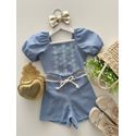 Conjunto Maria Eduarda Azul 