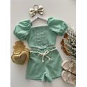 Conjunto Maria Eduarda Verde Menta 