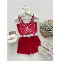 Conjunto Melissa Vermelho 