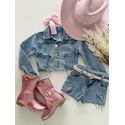 Conjunto Boiadeira Jeans 