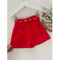 Short Natasha Vermelho