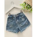 Short Jeans Flores 