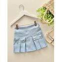 Short Saia Madu Azul 