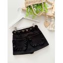 Short Saia Lorena Preto 