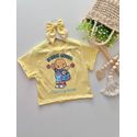 Tshirt Cropped Bobbie goods Amarelo