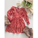 Vestido Flor De Liz Coral 