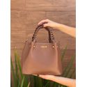 Bolsa Jenifer Couro Legítimo Marrom