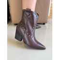 Bota Western Couro Café 