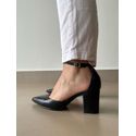 Scarpin Amanda Couro Preto