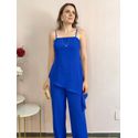Blusa Assimétrica Gisele - Azul