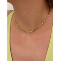 CHOKER CANUTILHOS BANHADA A OURO