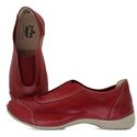 Tênis AL038 Vermelho 100 % em couro com palmilha em GEL - 36 OUTLET