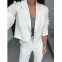 Blazer alfaiataria Maria branco