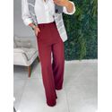 Calça alfaiataria Liza cereja