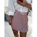 Short saia alfaiataria babi rose
