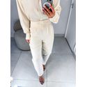 Calça alfaiataria Catarina creme