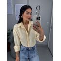Camisa Loren amarelo claro