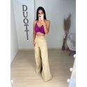 Cropped paetê pink