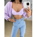 Cropped Clara lilás 