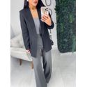 Blazer alfaiataria Julia preto