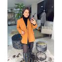 Blazer oversized marrom
