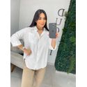 Camisa viscolinho branca
