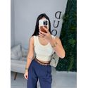 Cropped Débora creme