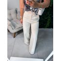 Calça alfaiataria Liza creme