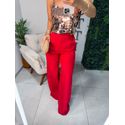 Calça alfaiataria Liza vermelha