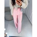 Calça alfaiataria Monalisa rosa claro