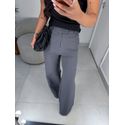 Calça alfaiataria Jasmine chumbo