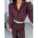 Camisa lis vinho