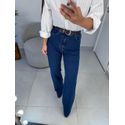 Wide leg elastano escura