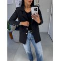 Blazer alfaiataria Bela preto