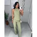 Conjunto alfaiataria Catarina verde