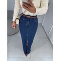Saia jeans escura