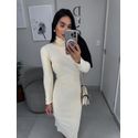 Vestido Tricot off white