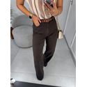Wide leg jeans marrom