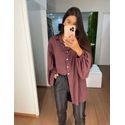 Camisa over vinho