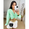 Cropped tricoline verde