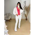 Calça flare branca