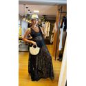 VESTIDO DELLOS- PRETO