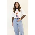 T-SHIRT OVERSIZED ESTELA OFF WHITE 