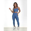 Conjunto Calça Top Joy Azul Petróleo