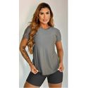Camiseta Poliamida Grafite