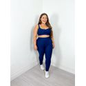 Conjunto Calça Top Alça Curvilíneas Marinho