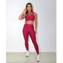 Conjunto Calça Top Alça Vinho Boheme