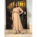 Conjunto Saia e Blusa Olivia Mocha Mousse